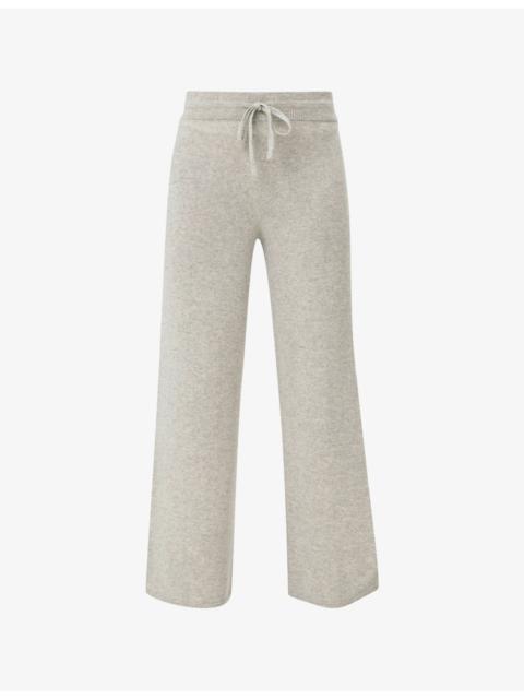 Sweaty Betty Wide-Leg Elasticated-Waist Cashmere Trousers