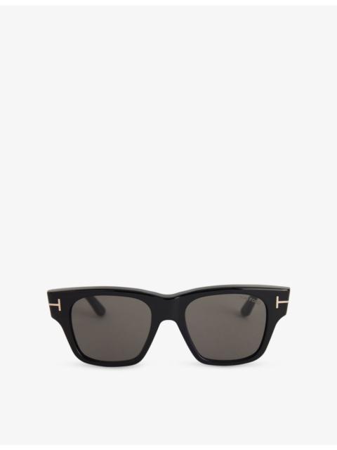 TOM FORD FT1280 Caine Square-Frame Acetate Sunglasses