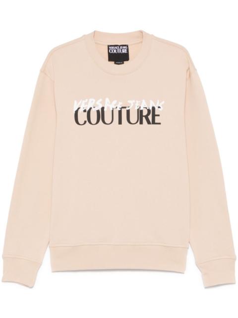 VERSACE JEANS COUTURE logo-print sweatshirt