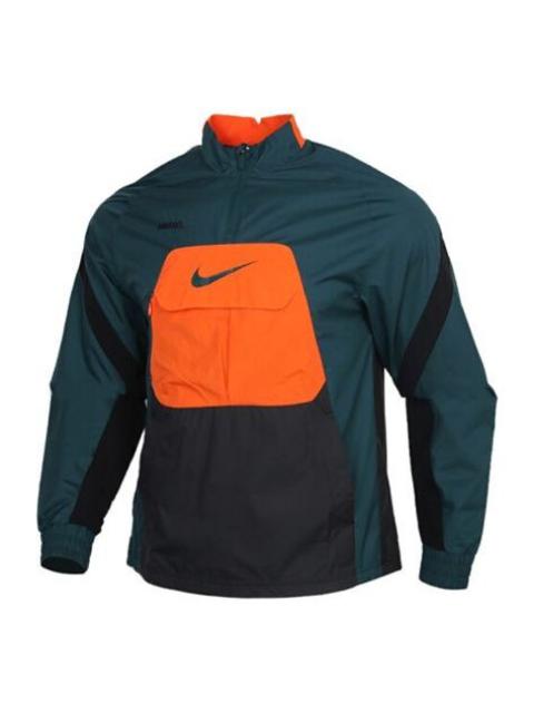 Nike Nike Half Zipper Splicing Pullover Sports Jacket CK5589-011