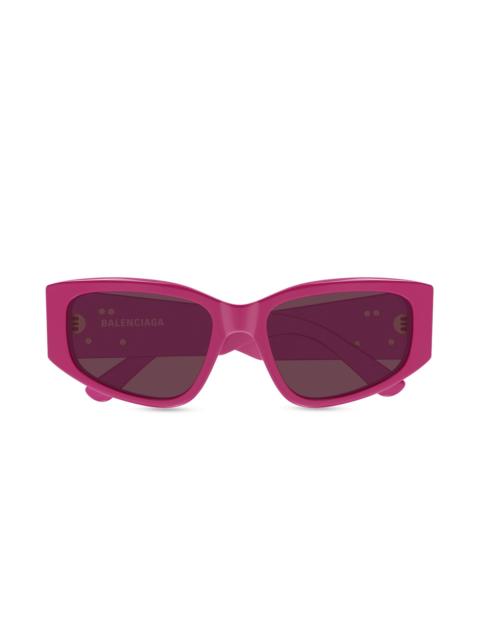 BALENCIAGA Women's Nano 56MM Geometric Sunglasses - Pink