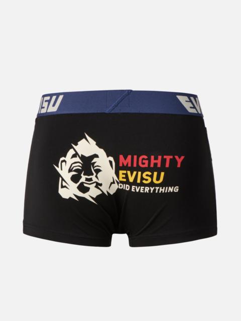 EVISU GODHEAD PRINT TRUNKS