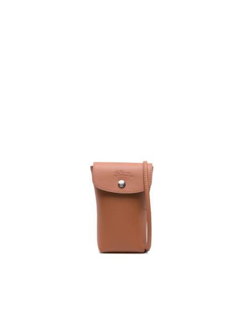 Longchamp Le Pliage Xtra leather phone case