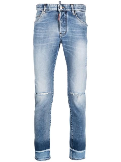 DSQUARED2 skinny washed denim jeans