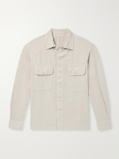 Ralph Lauren Cotton and Linen-Blend Shirt