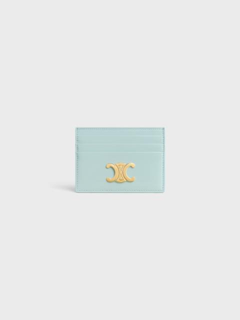 CELINE CARD HOLDER TRIOMPHE IN Shiny calfskin