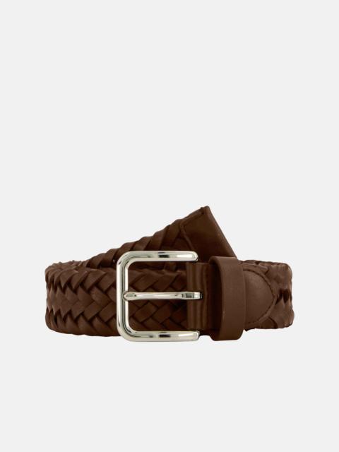 Vince Men's Alex 35mm Woven Leather Belt