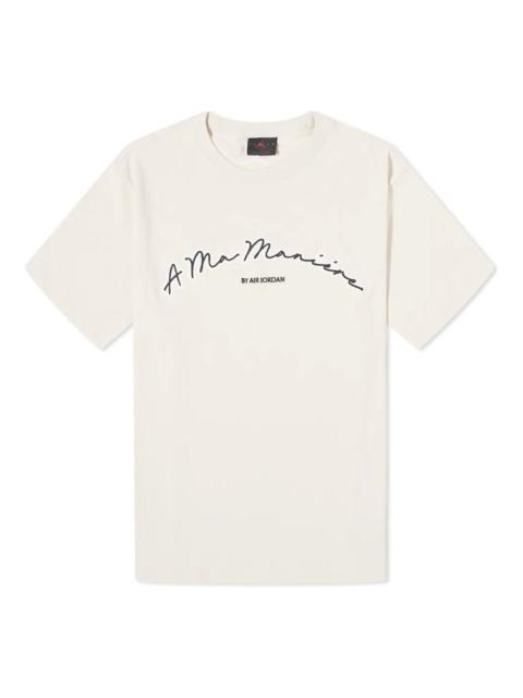 Jordan Air Jordan x A Ma Maniere T-Shirt Asia Sizing 'Light Orewood Brown' FN0610-104