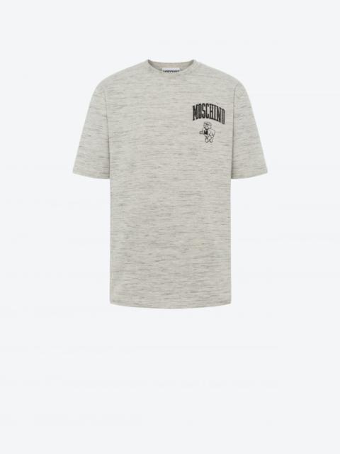 Moschino MOSCHINO VARSITY SLUB JERSEY T-SHIRT