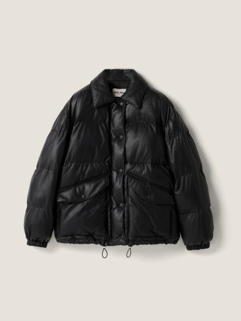 Miu Miu Nappa leather jacket