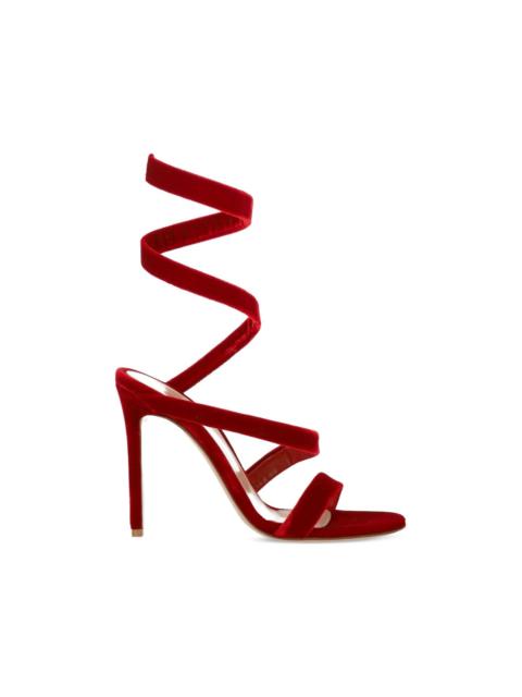 Opera spiral-strap sandals