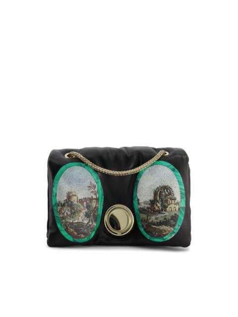 GIAMBATTISTA VALLI Two Mosaiques Airbag leather mini bag