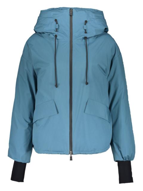 Herno zip-up hooded down jacket