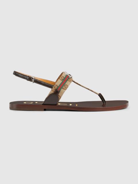 GUCCI Women's Interlocking G Web sandal