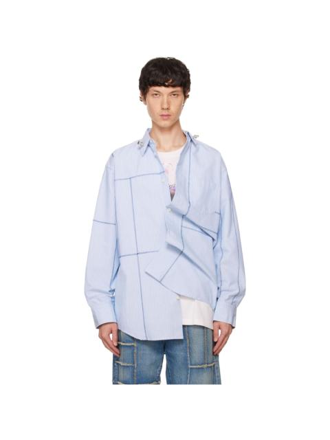 doublet Blue Frankenstein Cutting Shirt