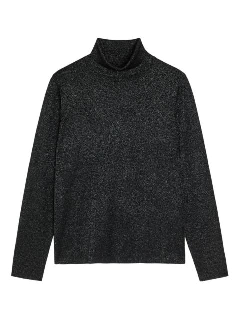 EILEEN FISHER roll-neck long-sleeve T-shirt