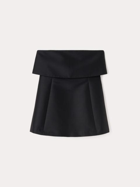 TOTEME Foldover evening top black