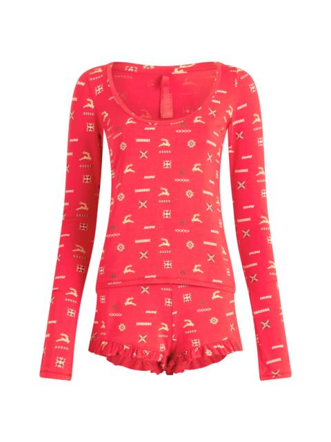 SKIMS SKIMS Sleep Scoop Neck Top & Short Sleep Set