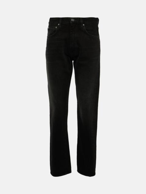 Mid-rise cropped jeans