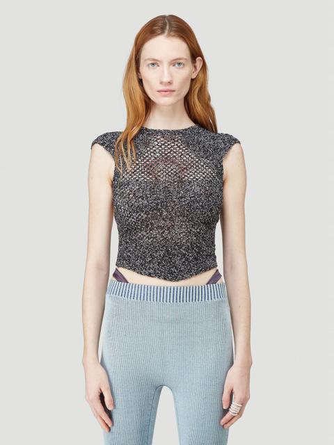 ISA BOULDER Scan Crochet Top