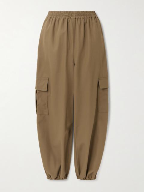 Max Mara Glauco Cotton-twill Tapered Pants