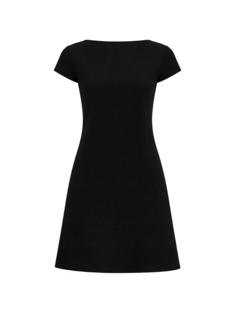 Theory seam tiered mini dress