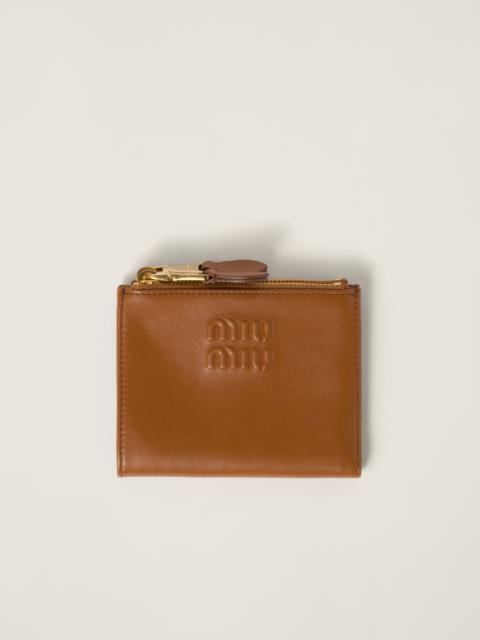 Small leather wallet