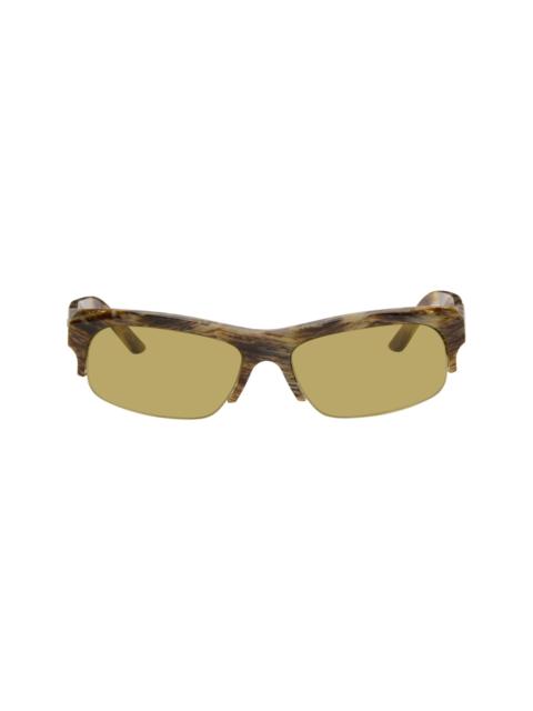RETROSUPERFUTURE Brown Scatto Sunglasses