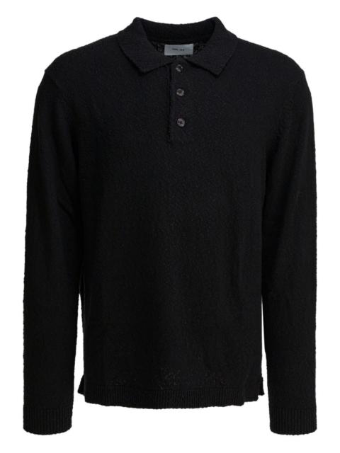 NN07 buttoned collar polo shirt