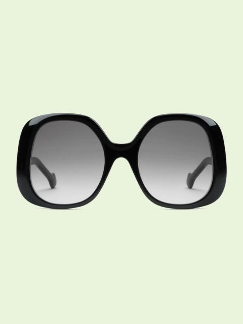 GUCCI Oval-frame sunglasses