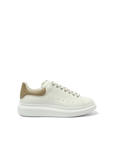 Alexander McQueen Larry Oversized Sneaker in White/Stone