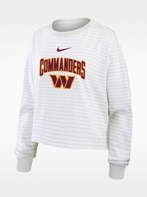 Nike Washington Commanders Primetime Women's Nike Cropped Long-Sleeve T-Shirt