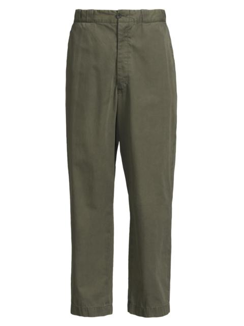 The Elder Statesman Men's Norm Workwear Pants - New Olive