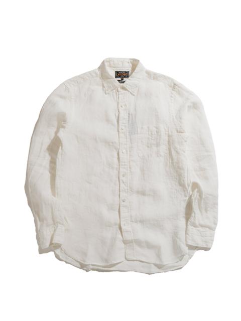 B.D. 1/40 Linen Chambray White