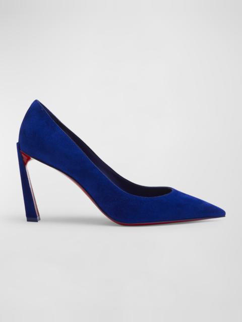 Condora Suede Red Sole Pumps