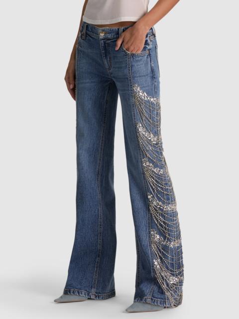 Alice + Olivia ROXIE EMBELLISHED JEAN