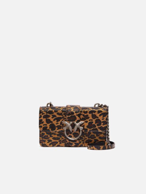 PINKO LOVE BAG WITH SPOTTED REPTILE LEATHER - PINKO GALLERIA