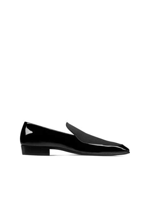 SAINT LAURENT Clown 20 leather loafers