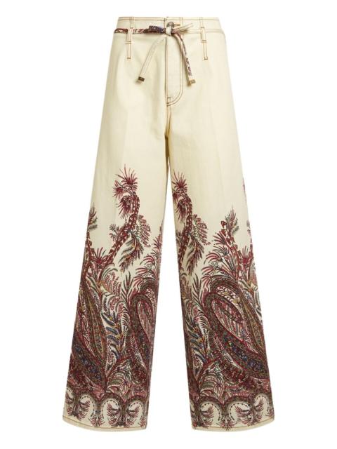Etro paisley-print jeans