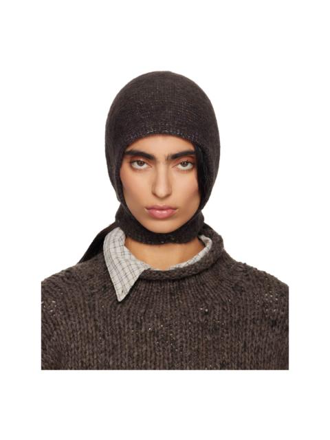 LAUREN MANOOGIAN Brown Loft Bonnet