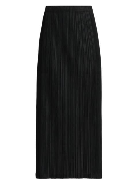 Pleats Please Issey Miyake Women's Thicker Bottoms Midi-Skirt - Black
