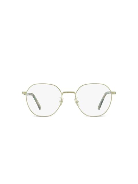 ZEGNA geometric single-bridge glasses