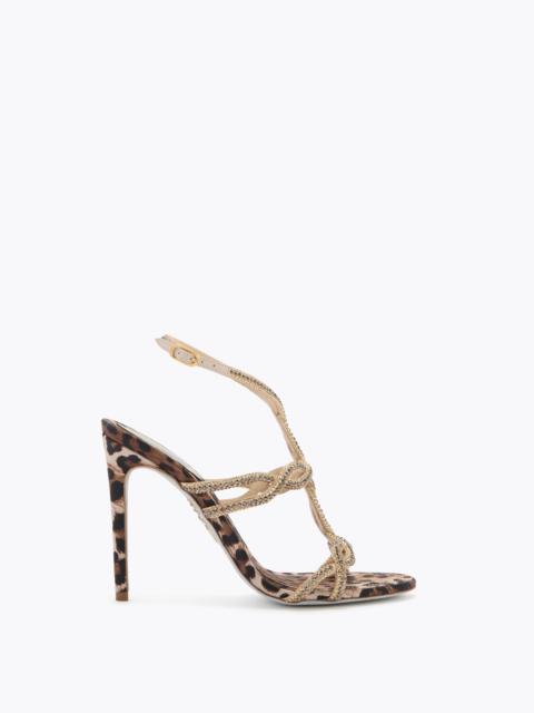 RENE CAOVILLA DALILAH ANIMALIER SANDAL 105