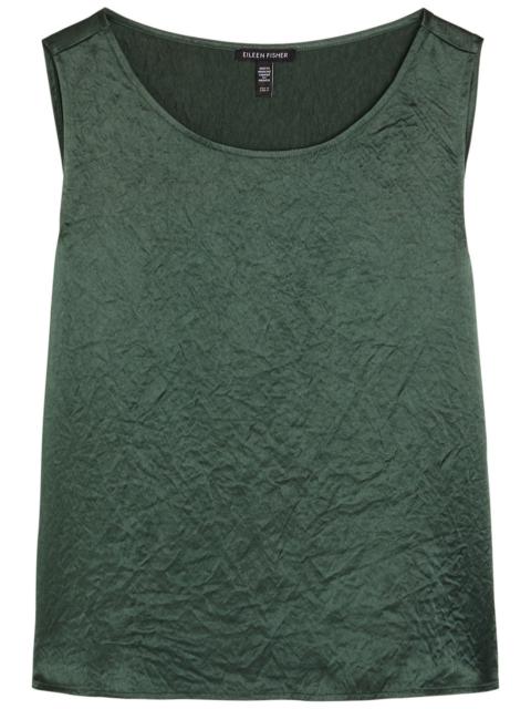 EILEEN FISHER Eileen Fisher Crinkled Satin top