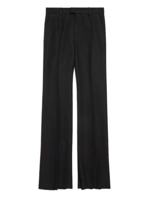BALENCIAGA pleat-detail flared trousers