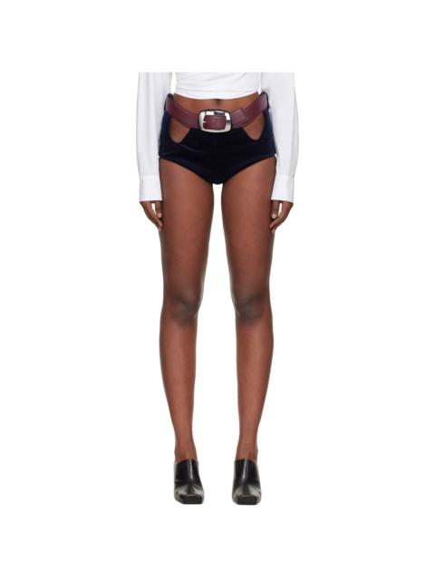 Jean Paul Gaultier Navy 'The Cut-Out Culotte' Shorts