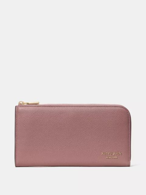 kate spade Devin Pebble Zip Around Continental Wallet