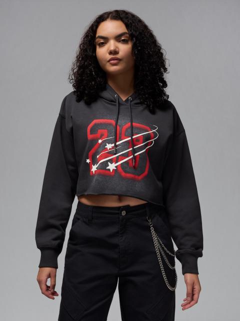 Jordan Jordan Flight Fleece Women's Cropped Satin-Lined Hoodie