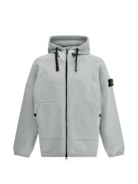Stone Island hooded zip sweater
