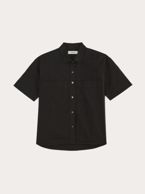 EVERLANE THE SHORT-SLEEVE BOXY OXFORD